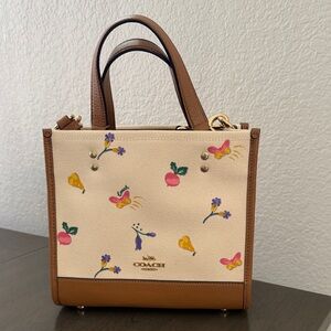 Coach Canvas Leather Dempsey Dreamy Veggies Tote